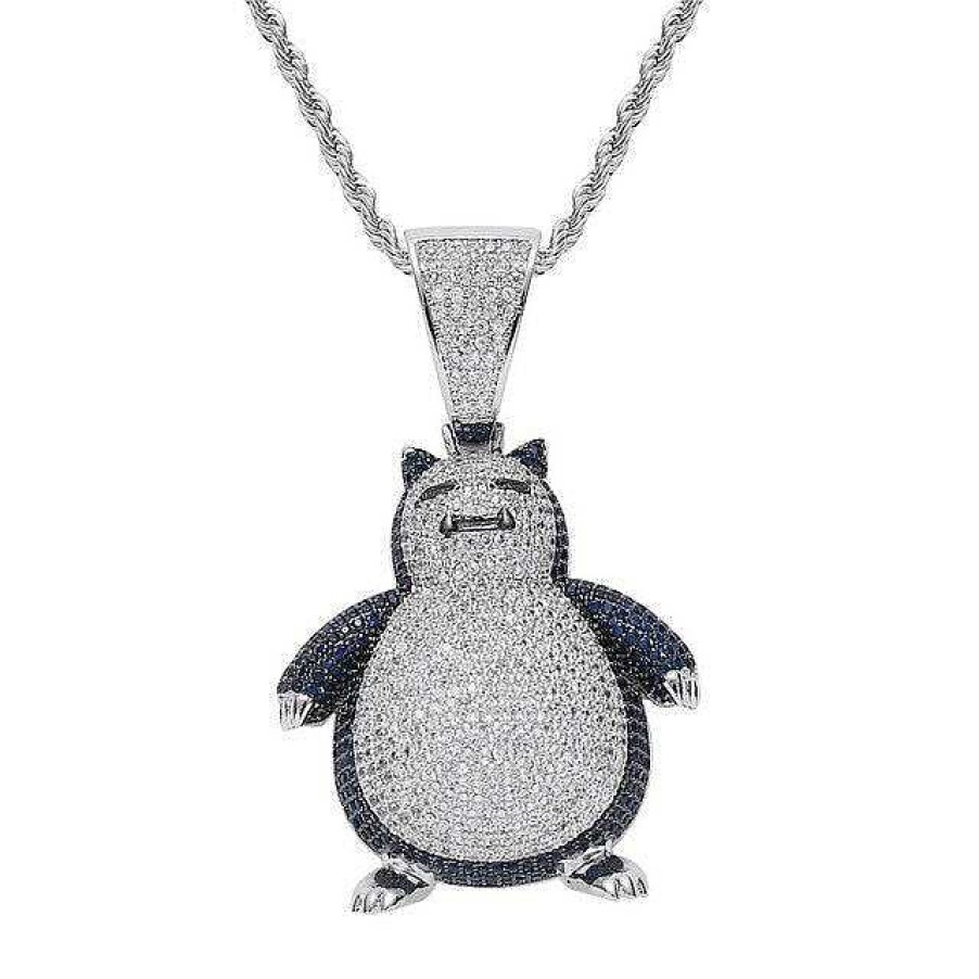 PKM Pokemon Schmuck | Snorlax Relaxo Hip Hop Kette