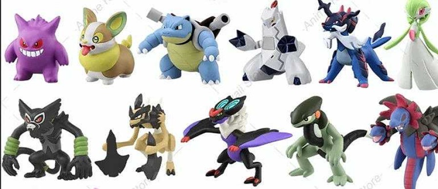 PKM Pokemon Figuren | Pokemon Figuren Greninja Bulbasaur Squirtle Zoroark Gyarados Gengar Armarouge Ceruledge - Viele Motive