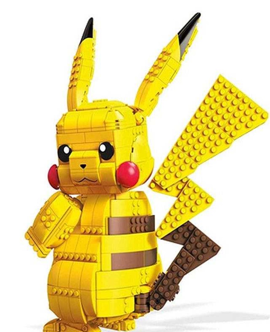 PKM Pokemon Bausteine | Jumbo Pikachu Mega Baustein Set Pokemon Figur