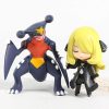 PKM Pokemon Figuren | Knakrack / Garchomp & Cynthia Set Pokemon Figur (Ca. 10Cm)