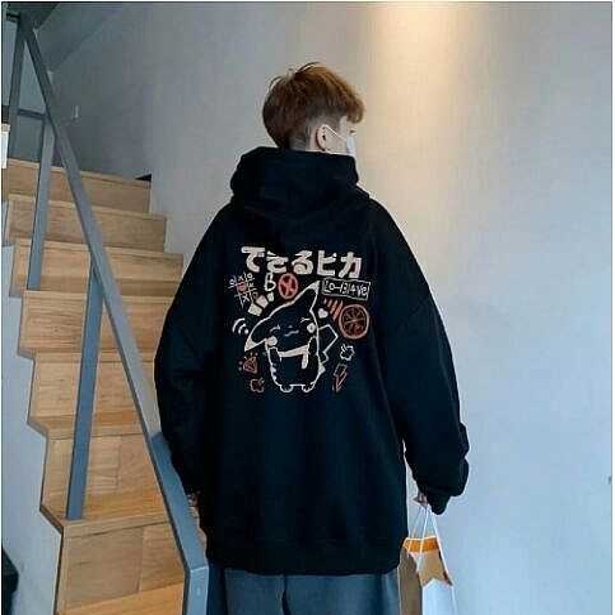 PKM Herbst & Winter | Uni Oversize Hoodie Mit Pokemon Backprint