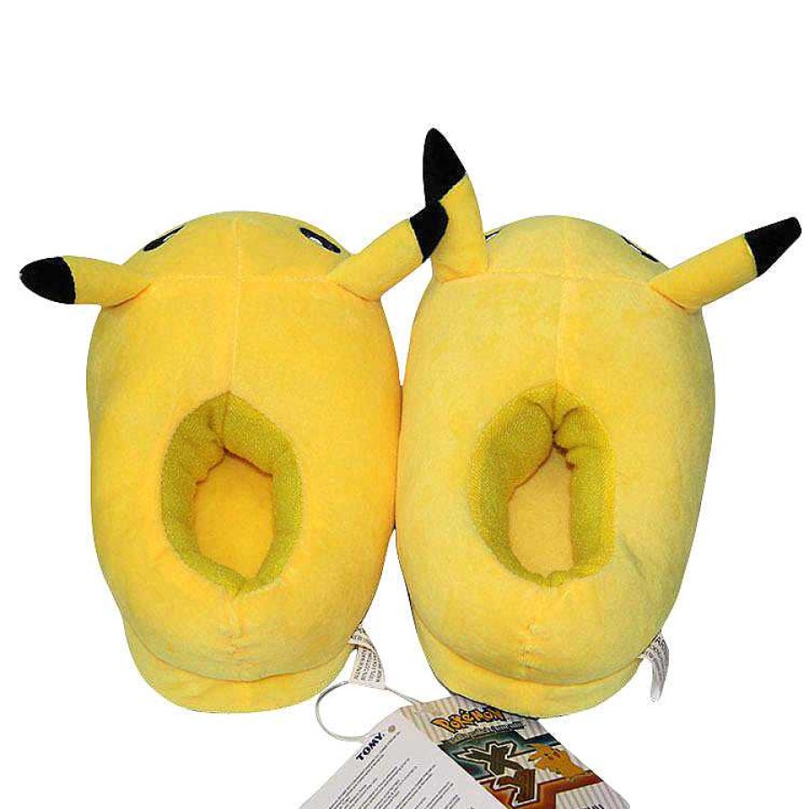 PKM Sonstiges Merchandise | Warme Plusch Pokemon Hausschuhe Fur Kinder (Pikachumotiv)