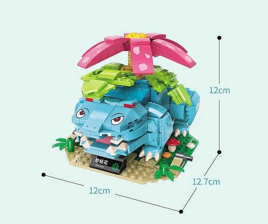 PKM Pokemon Bausteine | Bisaflor (Venusaur) Baustein Figur