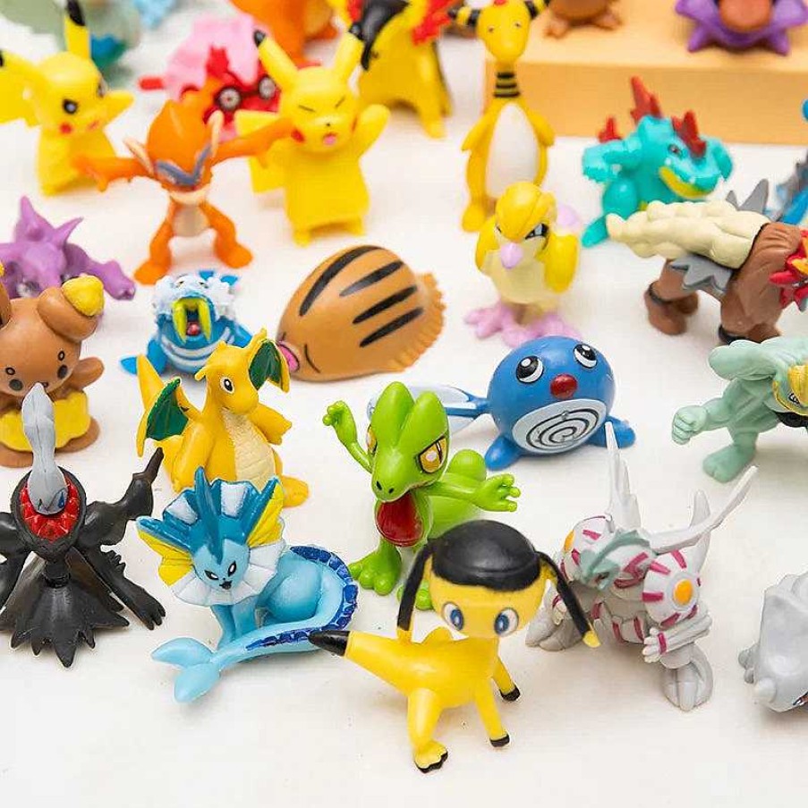 PKM Pokemon Figuren | 20 Grose (Ca. 4-6Cm) Pokemon Figuren In Geschenkbox