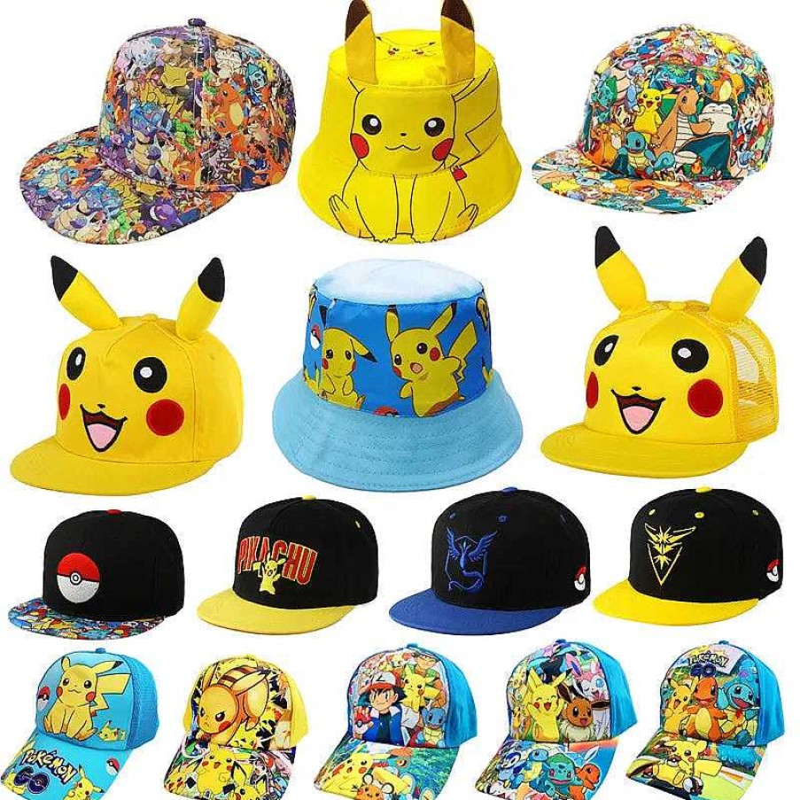 PKM Pokemon Mutzen & Caps | Pokemon Baseball Mutzen In Vielen Pikachu Motiven