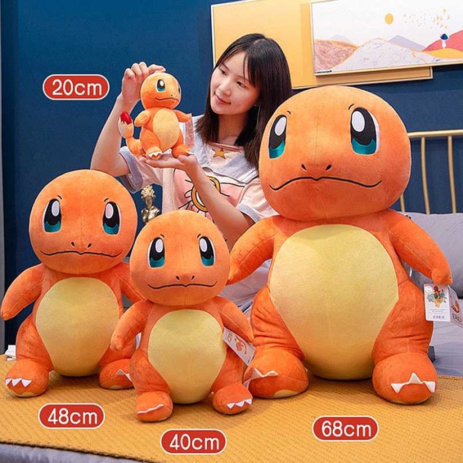 PKM Pokemon Kuscheltiere | Glumanda Charmander Pokemon Stofftier (10 Bis 48Cm)