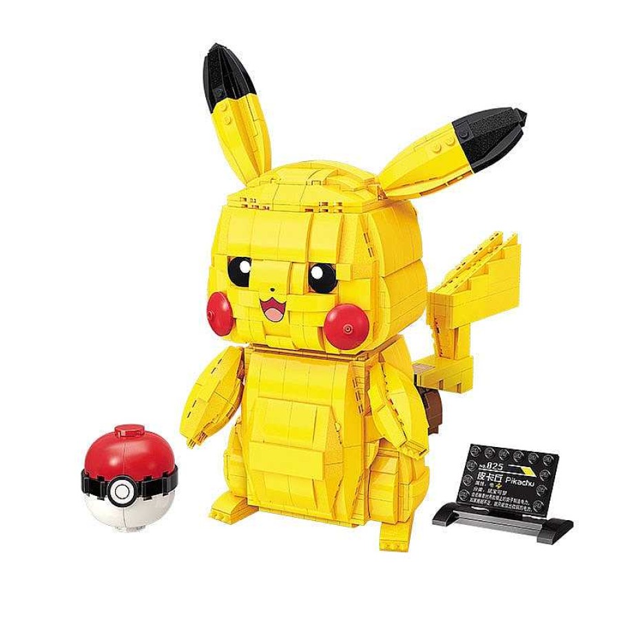 PKM Pokemon Bausteine | Xxl Pikachu Baustein Modell (911 Teile)