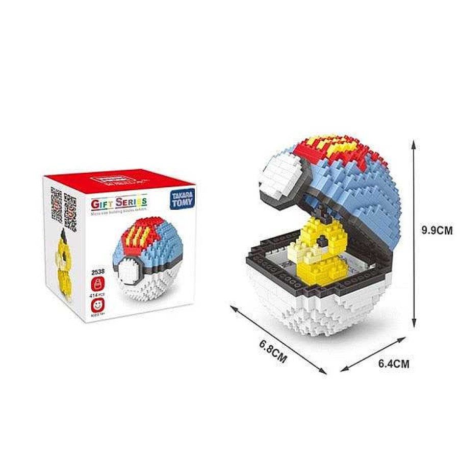 PKM Sonstiges Merchandise | Pokemon Pokeball / Pokeballe Baustein Set