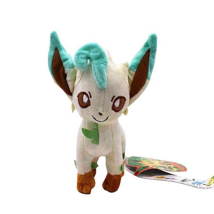 PKM Pokemon Kuscheltiere | Folipurba Stofftier / Leafeon Plusch Pokemon (Ca.20Cm)