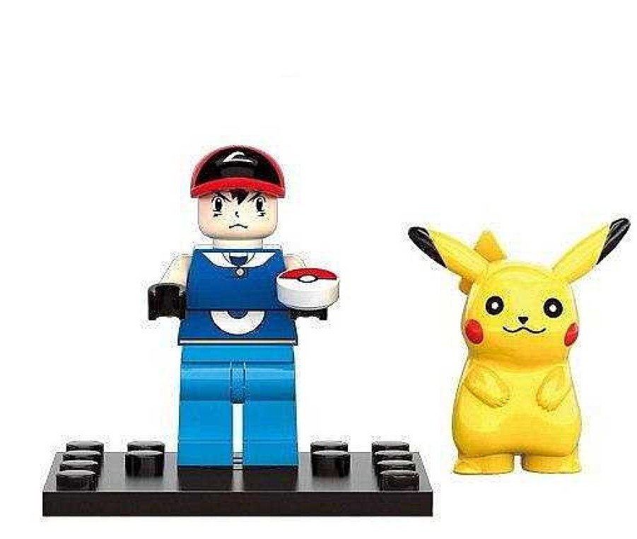 PKM Pokemon Spielzeug | Pokemon Trainer Figuren Mit Pikachu (6 Stk.)