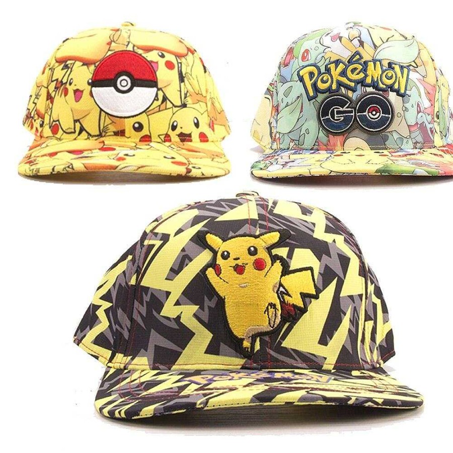 PKM Pokemon Mutzen & Caps | Pokemon Cap Mutzen Baseball Caps - Viele Motive