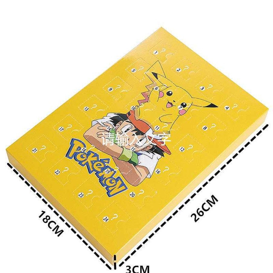 PKM Herbst & Winter | 24 Verschiedene Pokemon Figuren In Box Advents Kalender