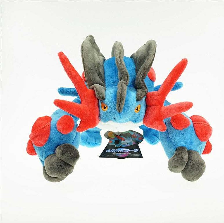 PKM Pokemon Kuscheltiere | Sumpex / Swampert Mega Mudkip Stoff - Plusch Pokemon (Ca. 30Cm)