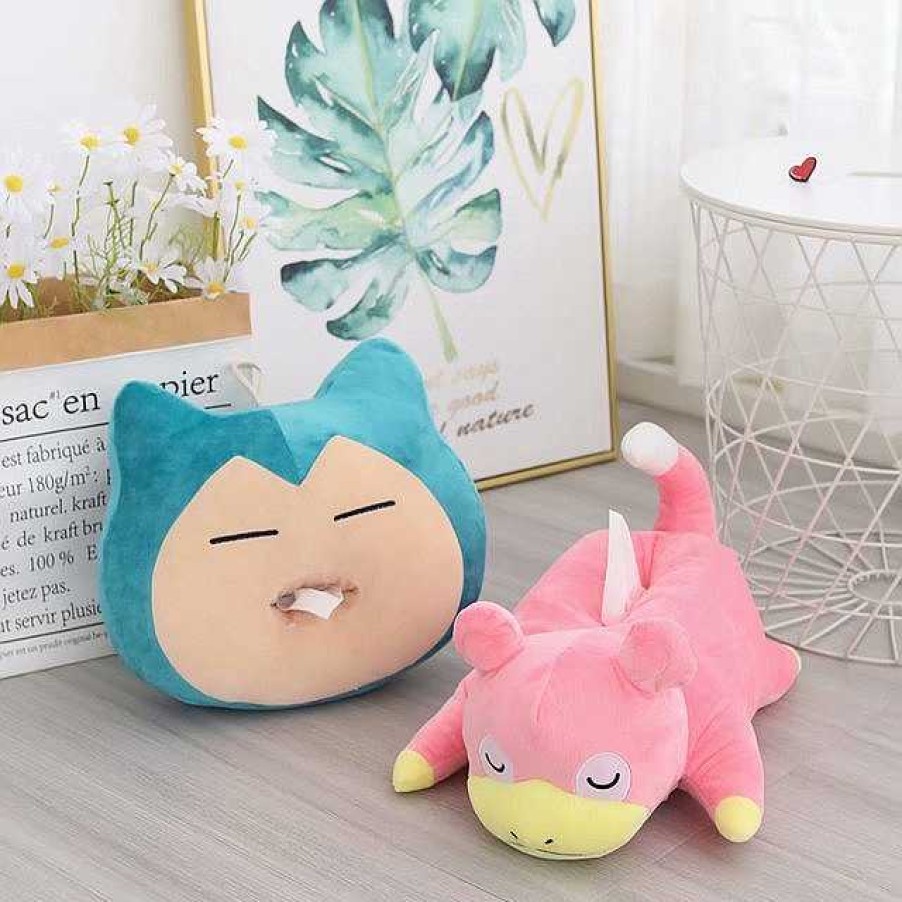 PKM Pokemon Kuscheltiere | Snorlax Relaxo Oder Slowpoke Flegmon Pluschige Papiertuch Spender