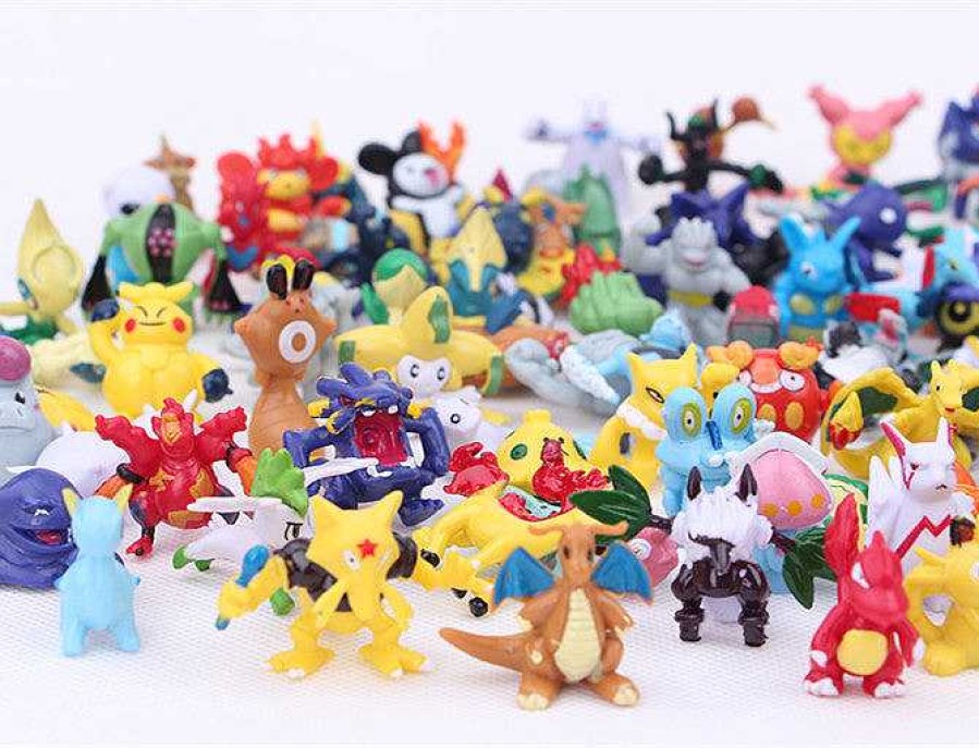 PKM Pokemon Figuren | 144 Pokeball Pokemon Figuren (Zufallige Auswahl)