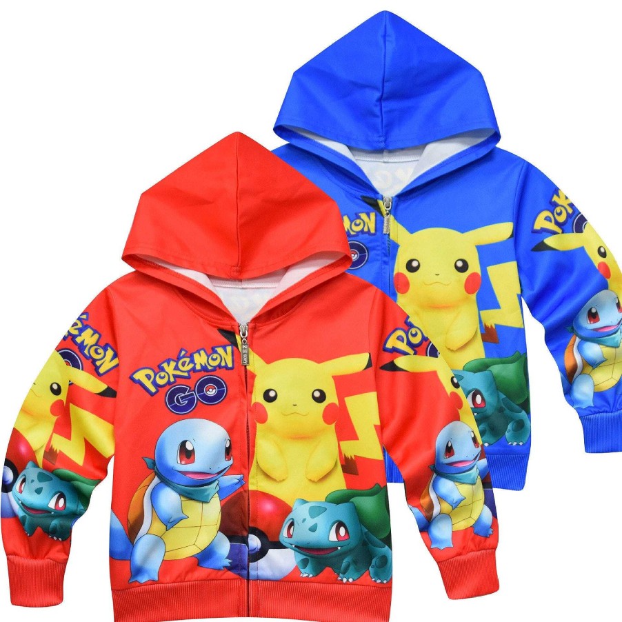 PKM Herbst & Winter | Pokemon Kinder Kapuzensweatjacke