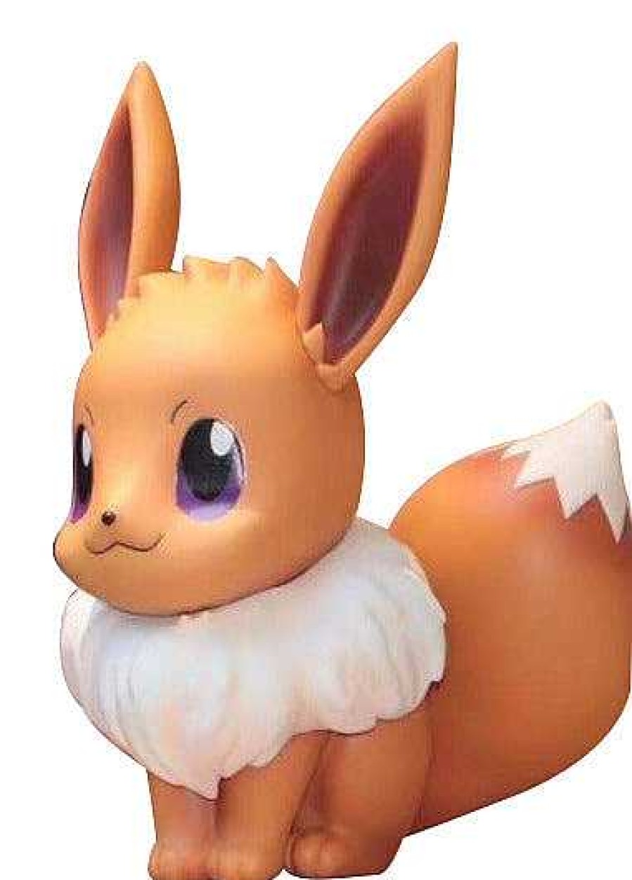 PKM Pokemon Figuren | Lebensgrose Evoli Eevee Figur (Ca. 40Cm)