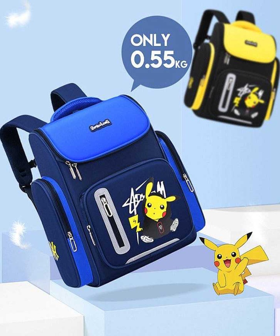 PKM Rucksacke & Taschen | Schul Rucksack Mit Pikachu Pokemon Motiv