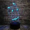 PKM Sonstiges Merchandise | Pokemon Go 3D Led Lampe Mit Farbwechsel (Nachtlicht, Tischlampe)