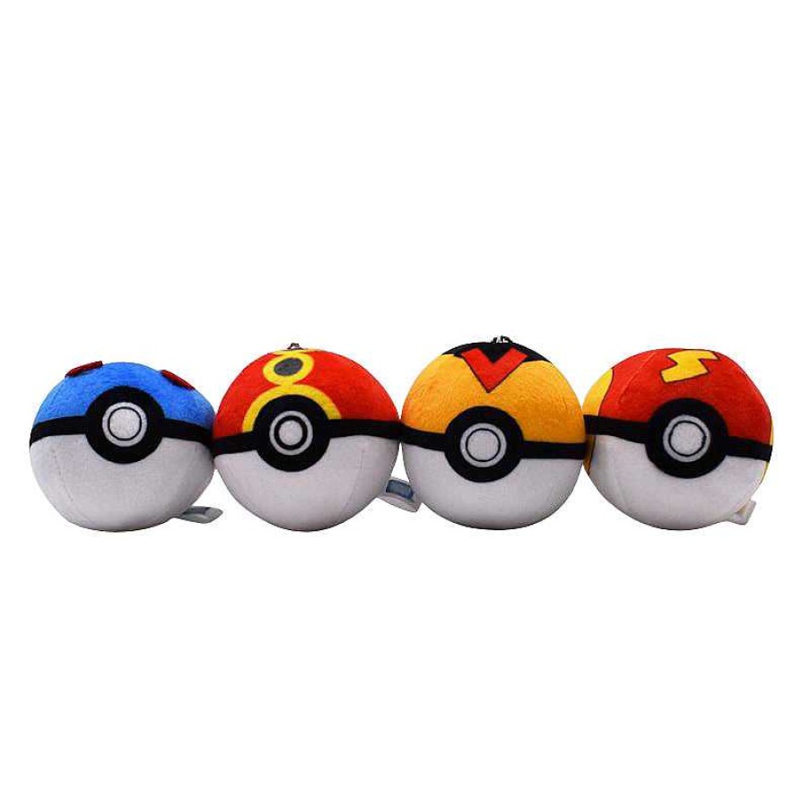 PKM Pokeball & Pokeballe | 15 Stk. Pokemon Ball Plusch Keychain Masterball Kollektion