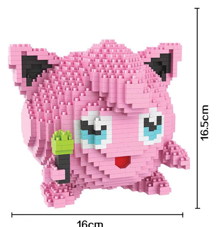 PKM Pokemon Bausteine | Jigglypuff / Pummeluff Pokemon Baustein Set (1605 Teile)