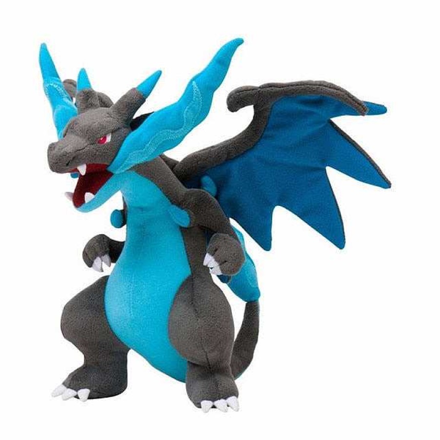 PKM Pokemon Kuscheltiere | Mega Charizard / Glurak Pluschtier Pokemon 2Er Set (Ca. 20Cm)