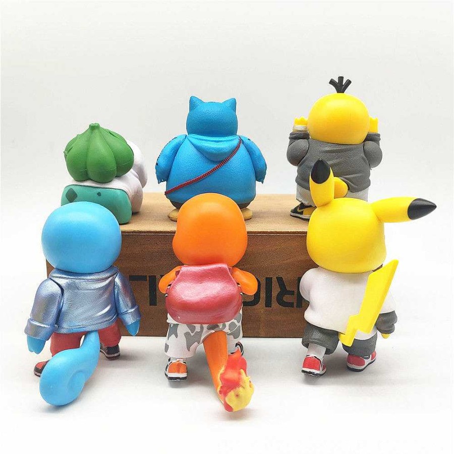 PKM Pokemon Figuren | Pokemon Figuren Set - Pikachu Squirtle Charmander Psyduck