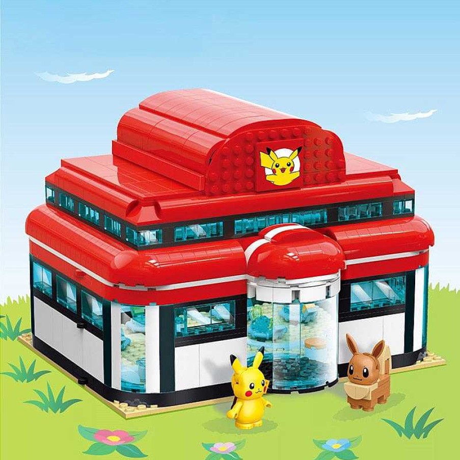 PKM Pokemon Bausteine | Pokemon Center Haus Baustein Set