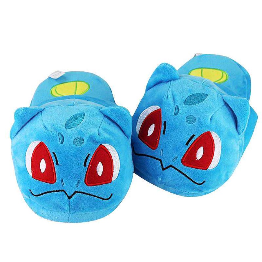 PKM Sonstiges Merchandise | Bulbasaur Bisasam Pluschige Hausschuhe Slipper