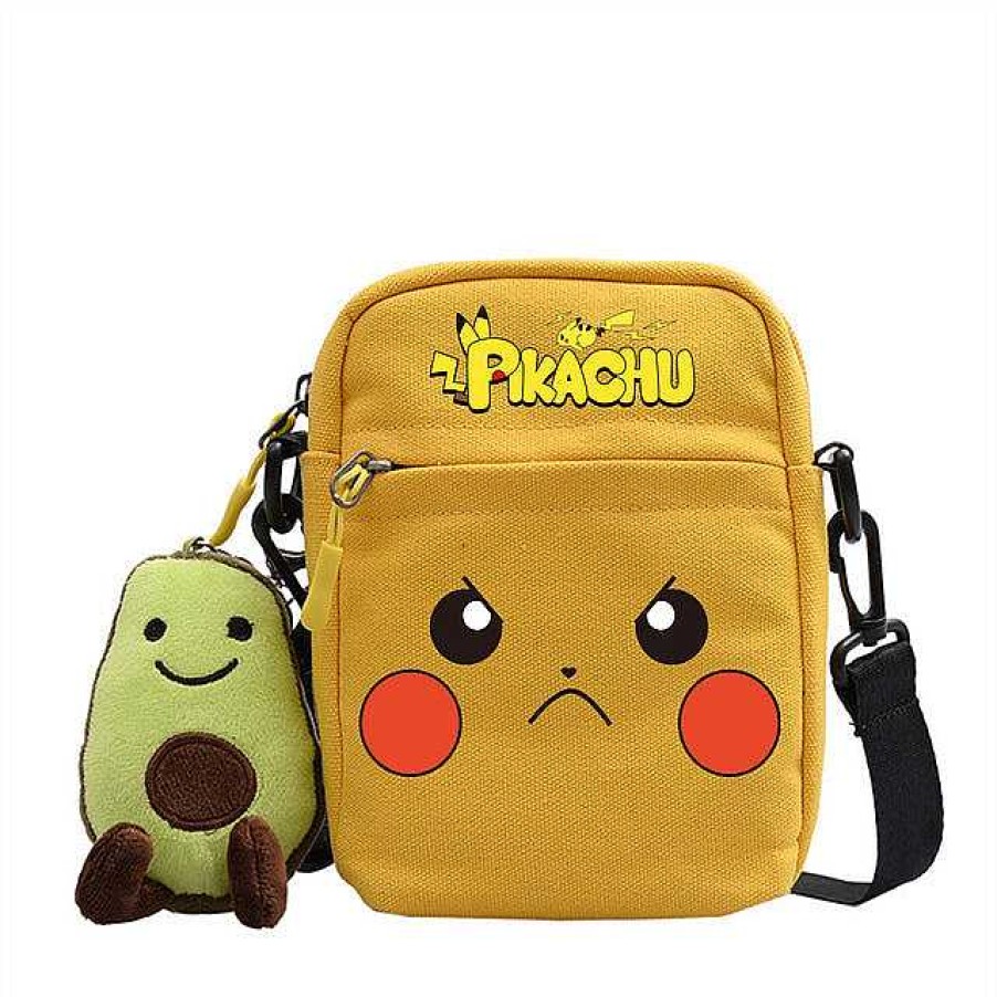 PKM Sonstiges Merchandise | Canvas Pokemon Messenger Tasche, Slingbag Umhangetasche In Vielen Motiven