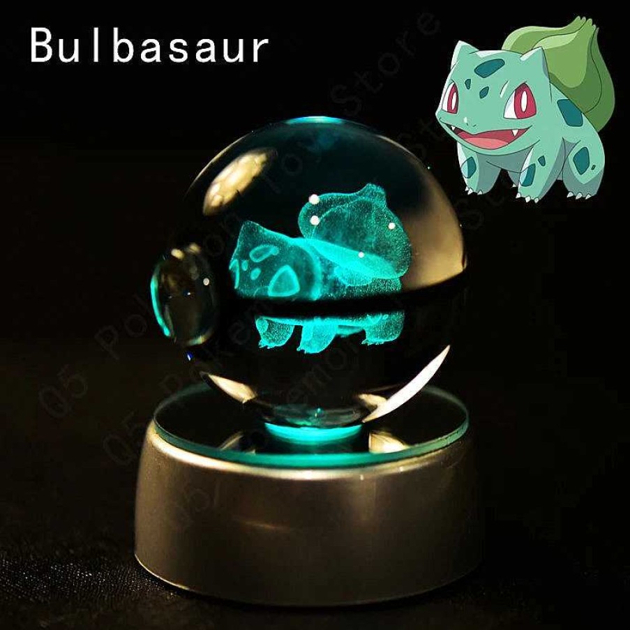 PKM Pokeball & Pokeballe | Pokemon 3D Krystal Ball Pikachu Gengar Mew Mewtwo Etc.