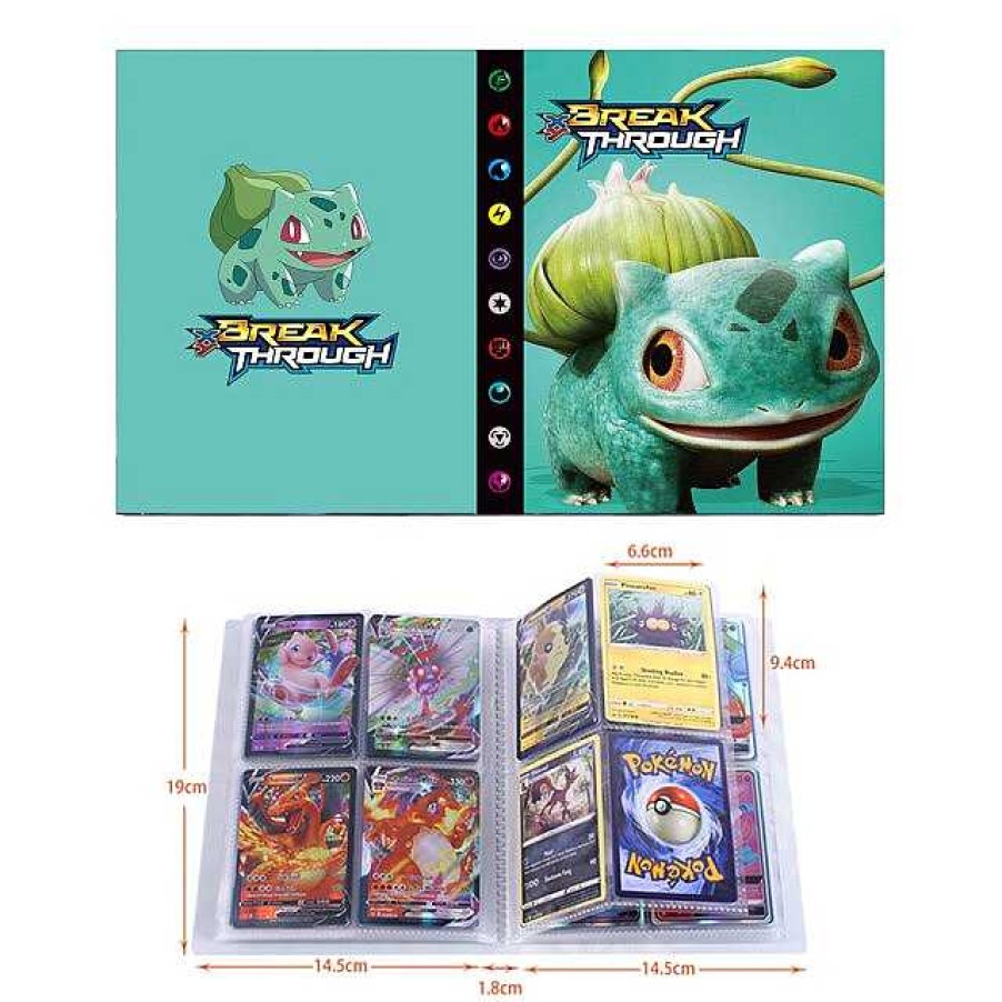 PKM Pokemon Sammelalbum | Pokemon Glurak Charizard U. A. Sammel Karten Album Fur 240 Karten