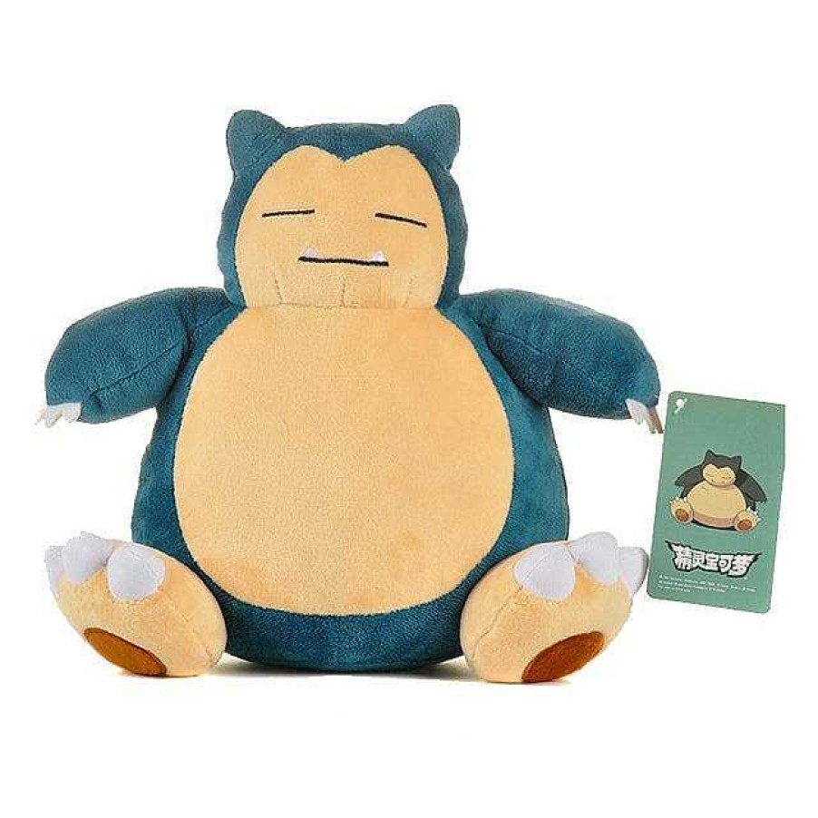 PKM Pokemon Kuscheltiere | Sitzender Relaxo Snorlax Stofftier Pokemon (Ca. 40Cm)